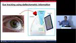 Utilizing deflectometric information for single-shot eye-tracking with high accuracy